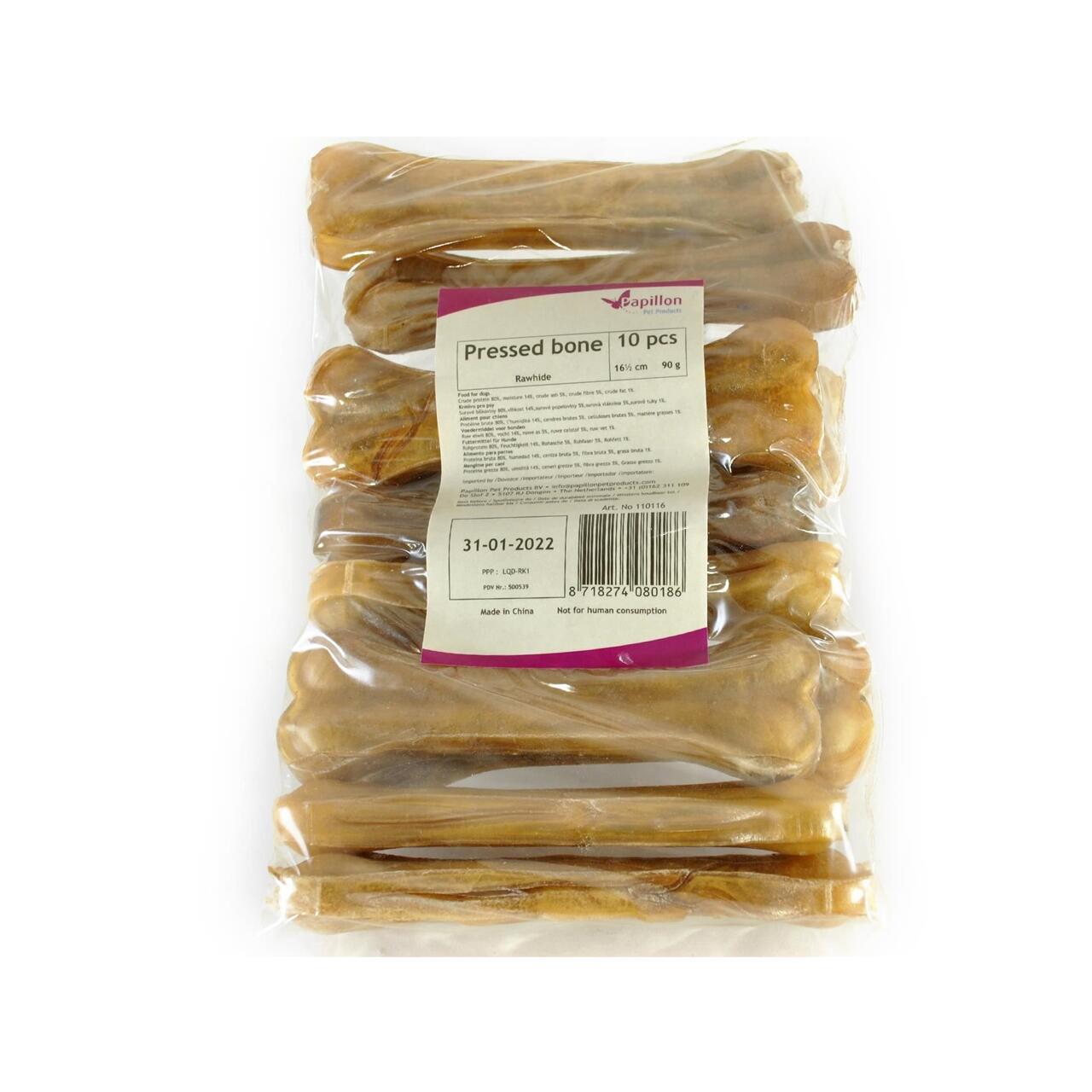 Recompense Pentru Caini Os Presat Natural 16.5cm 90-100g