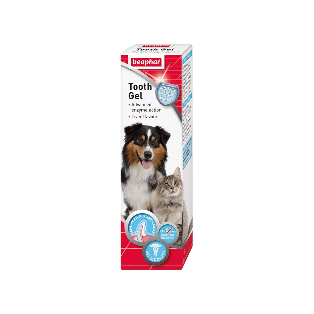 GEL DENTAR PENTRU CAINI SI PISICI TOOTH GEL BEAPHAR 100G