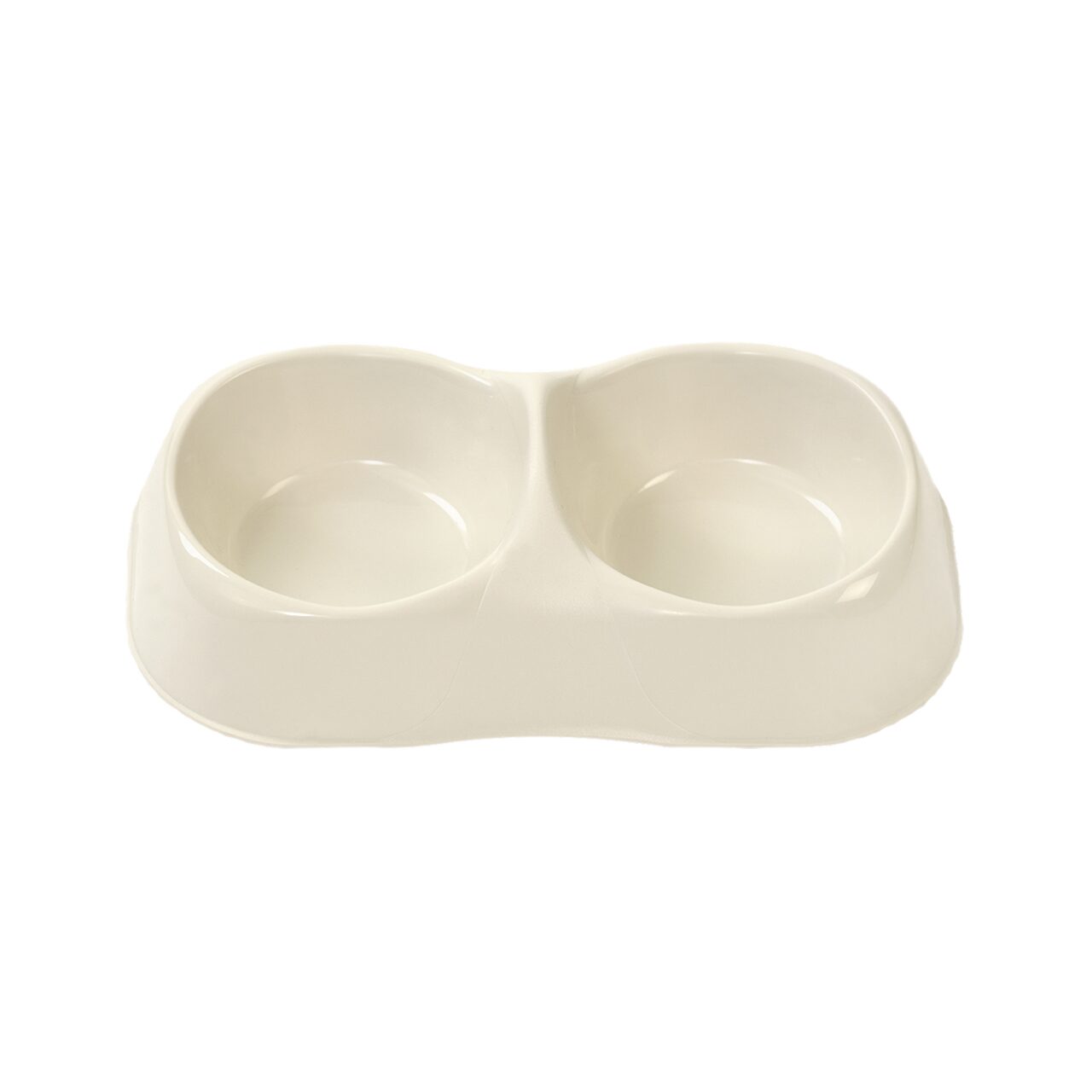 Castron Din Plastic Pentru Caini Si Pisici Maya Dublu White