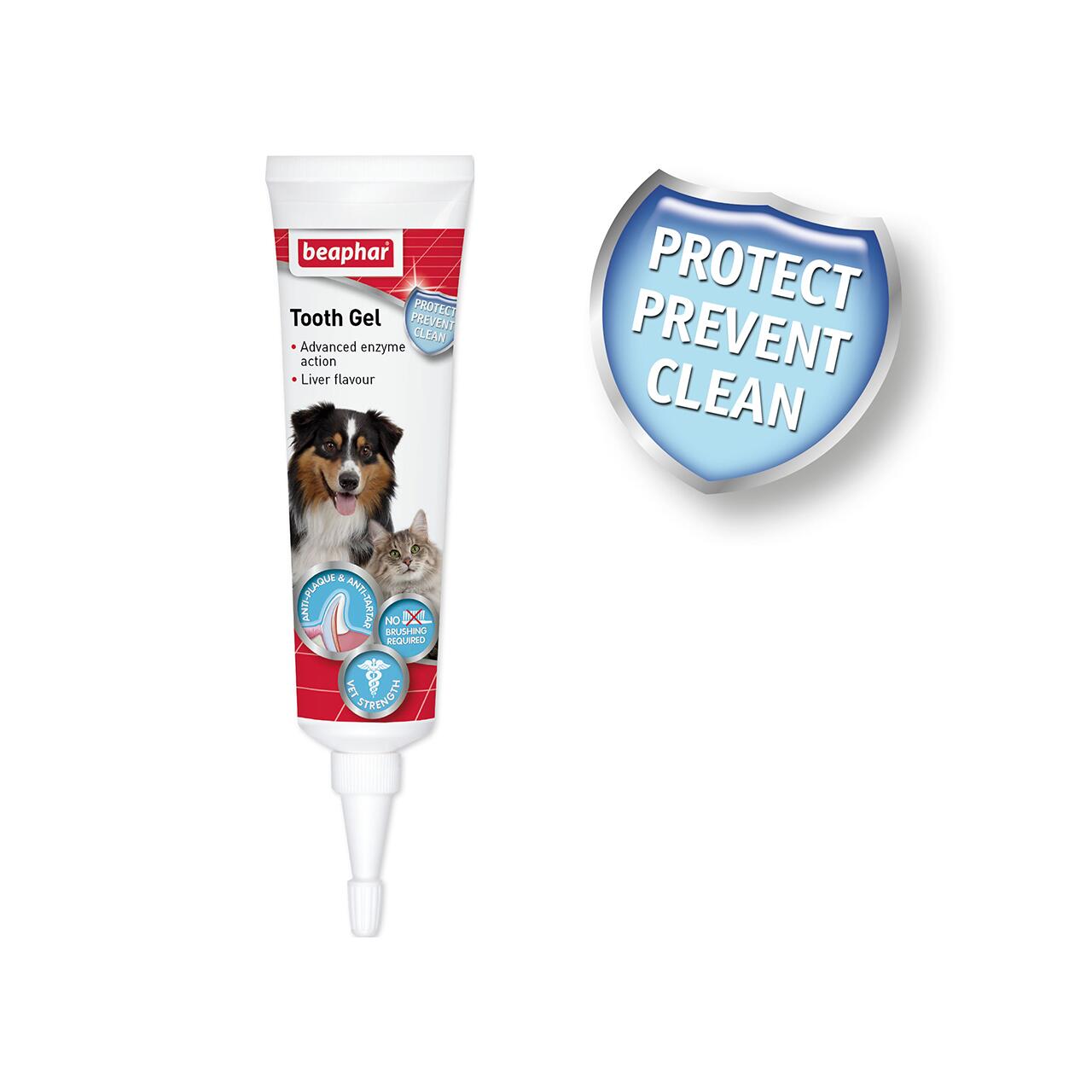 GEL DENTAR PENTRU CAINI SI PISICI TOOTH GEL BEAPHAR 100G